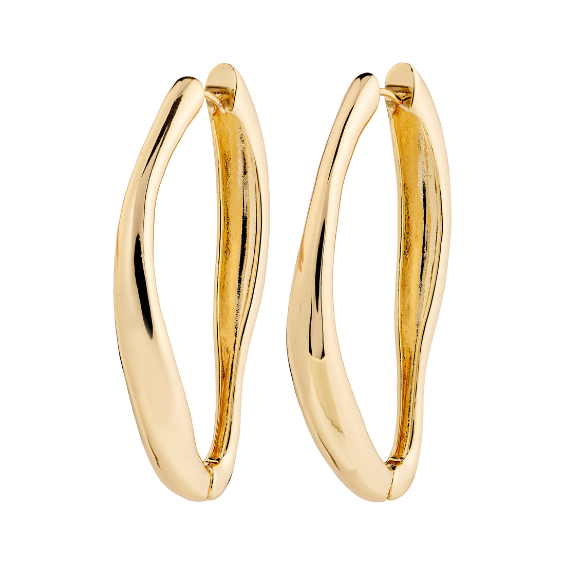 PILGRIM DUNE recycled hoop earrings