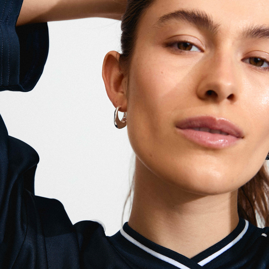 DUNE Recycled Chunky Hoop Earrings