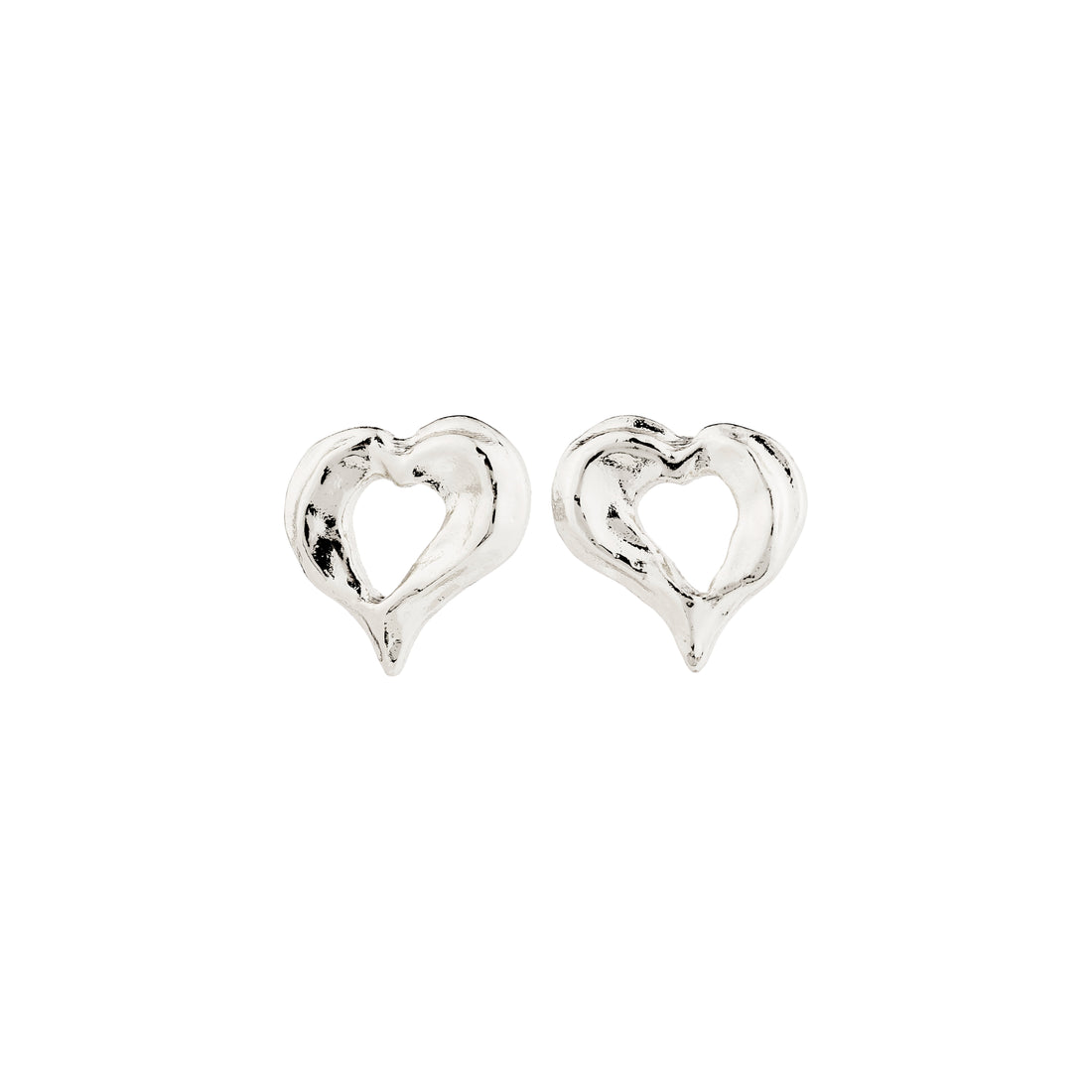 PILGRIM TIDE recycled heart earrings