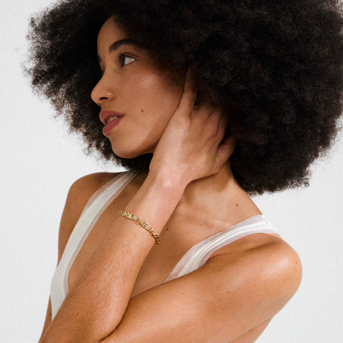 INSTANT recycled textured bracelet