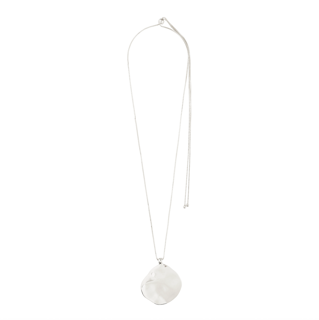 SPARKLE recycled wavy pendant necklace