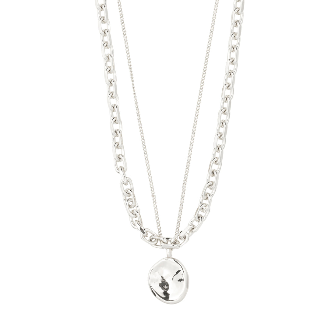 PILGRIM SPARKLE necklace 2-in-1 set