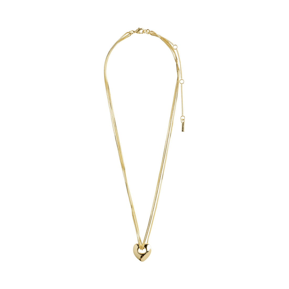 WAVE Recycled Heart Necklace