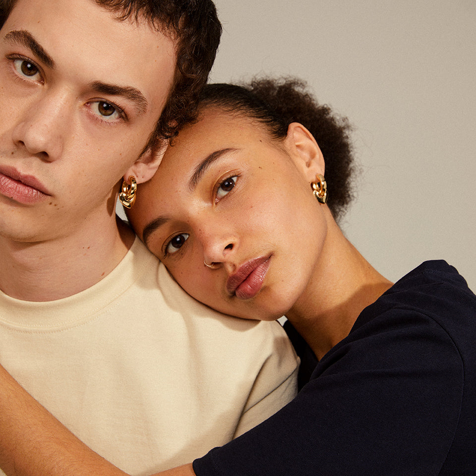 WAVE Recycled Chunky Hoops