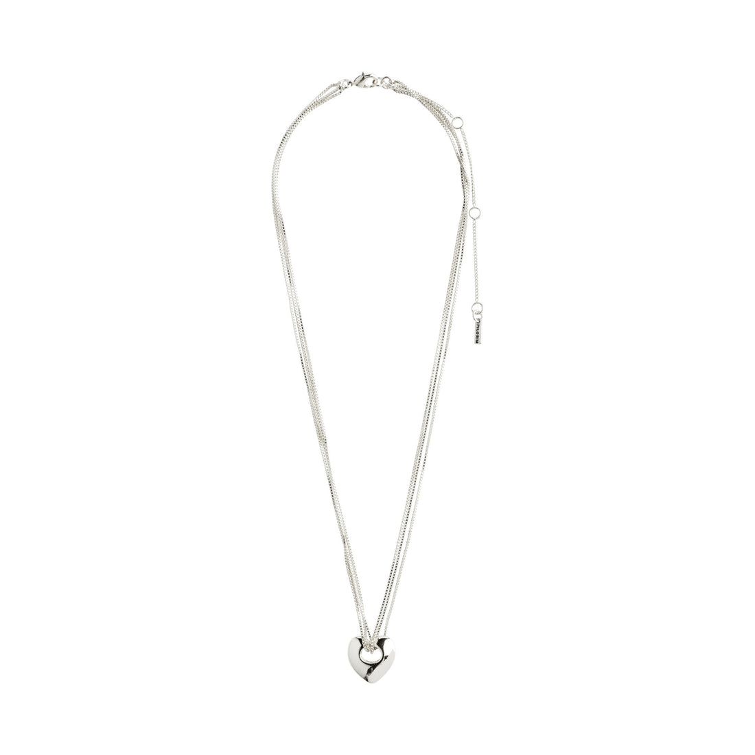 WAVE Recycled Heart Necklace