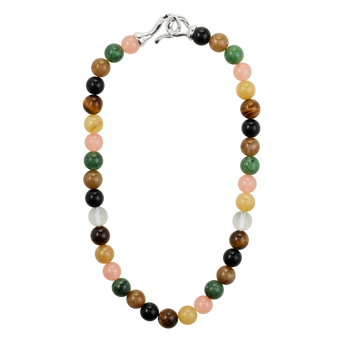 UNFOLD collier multicolore pierres semi-précieuses