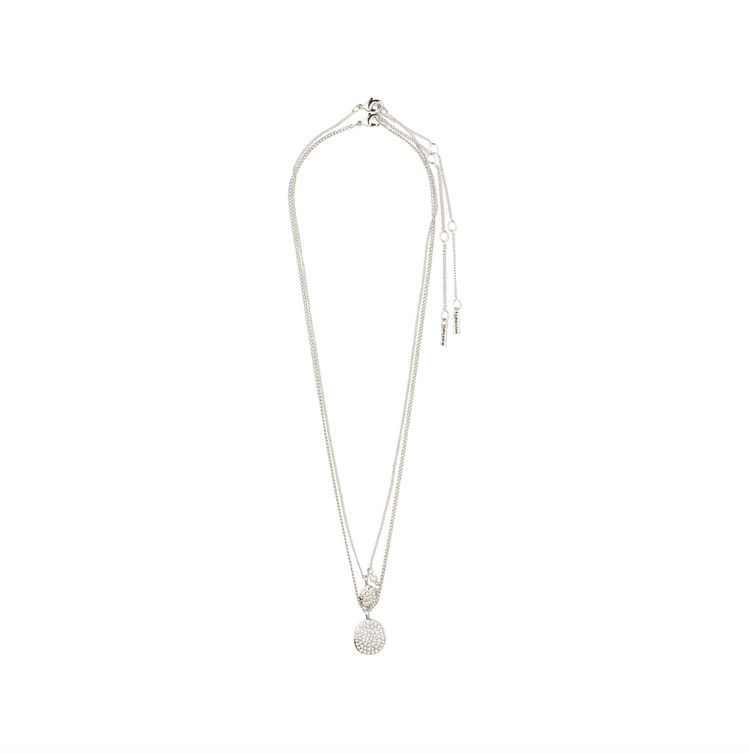 SHIFT recycled pearl & crystal necklace 2-in-1