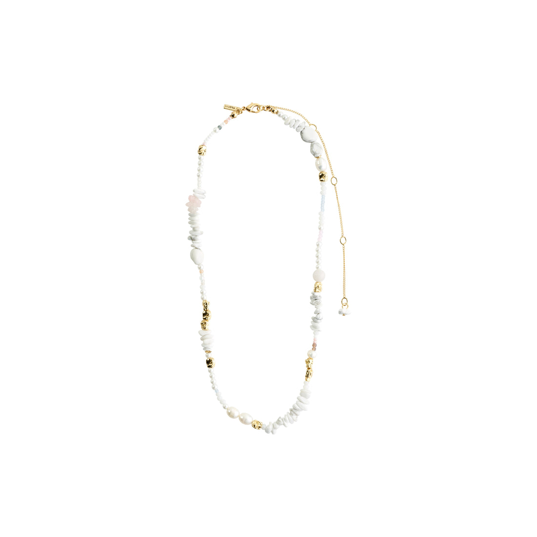 FORCE Collier Perles d'eau douce et Pierres