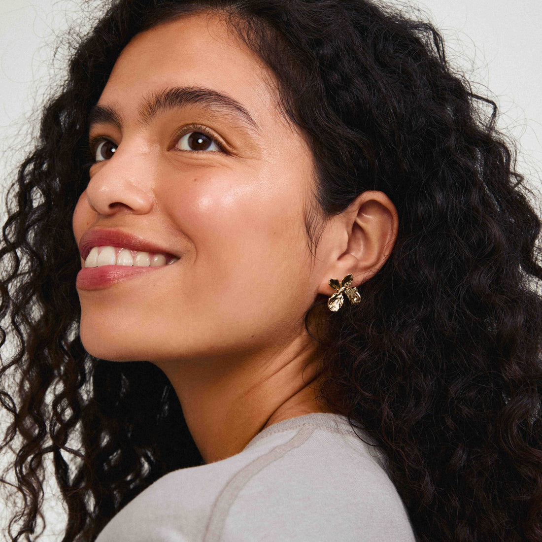 DREAM BOUCLES D'OREILLES FLEUR RECYCLÉES