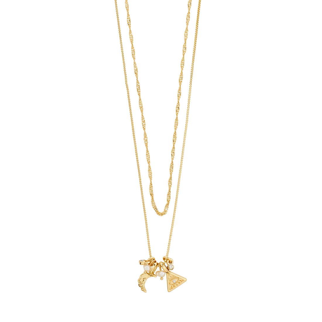 PILGRIM BETWEEN necklace 2-in-1
