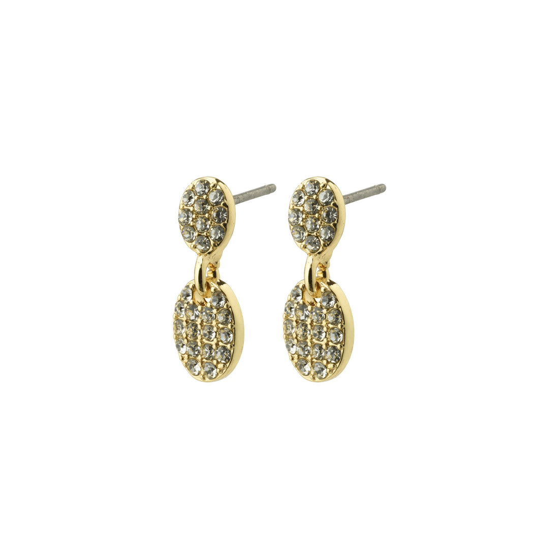 BEAT Boucles d'oreilles recyclées avec cristaux