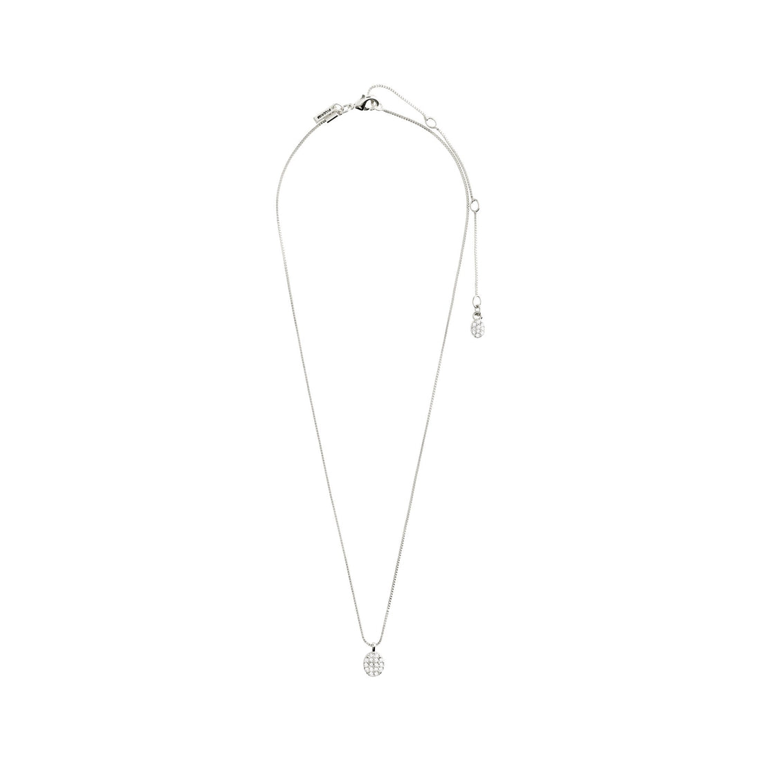 BEAT collier recyclé médaillon avec cristaux