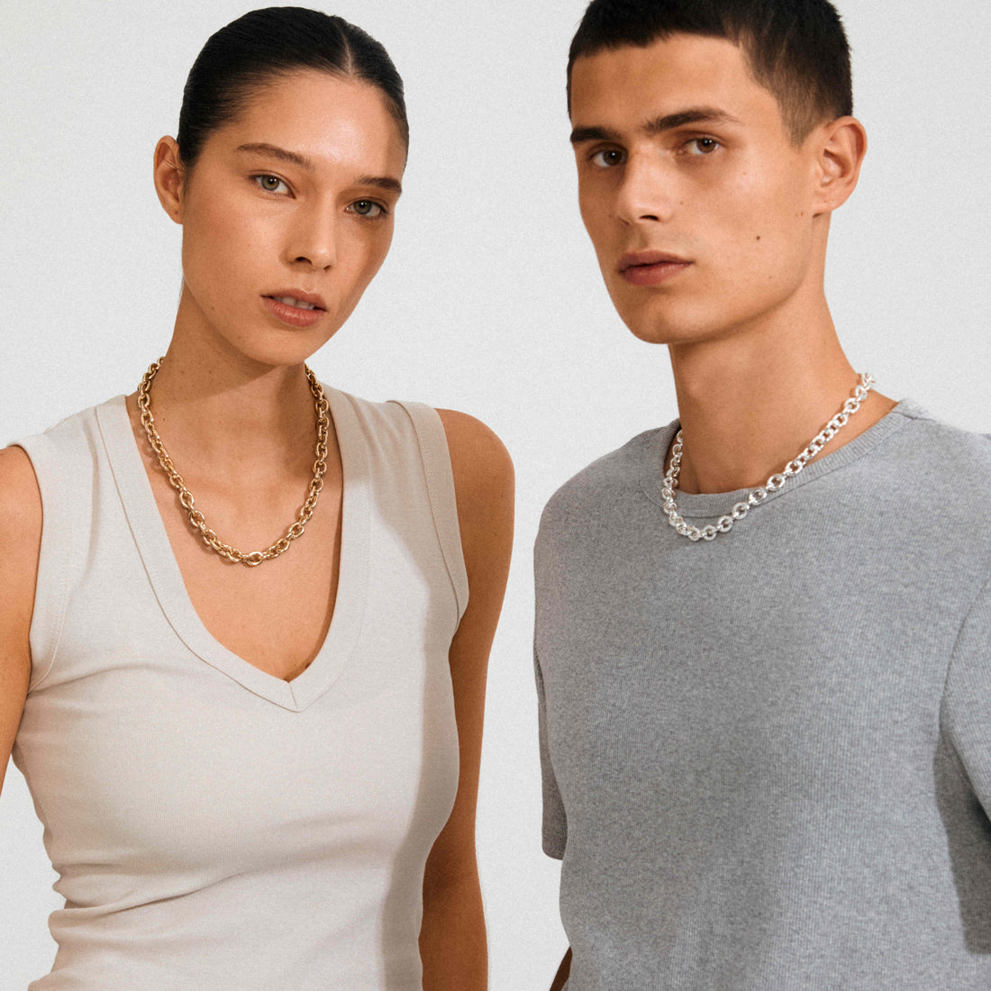PHASE collier à chaînes recyclé