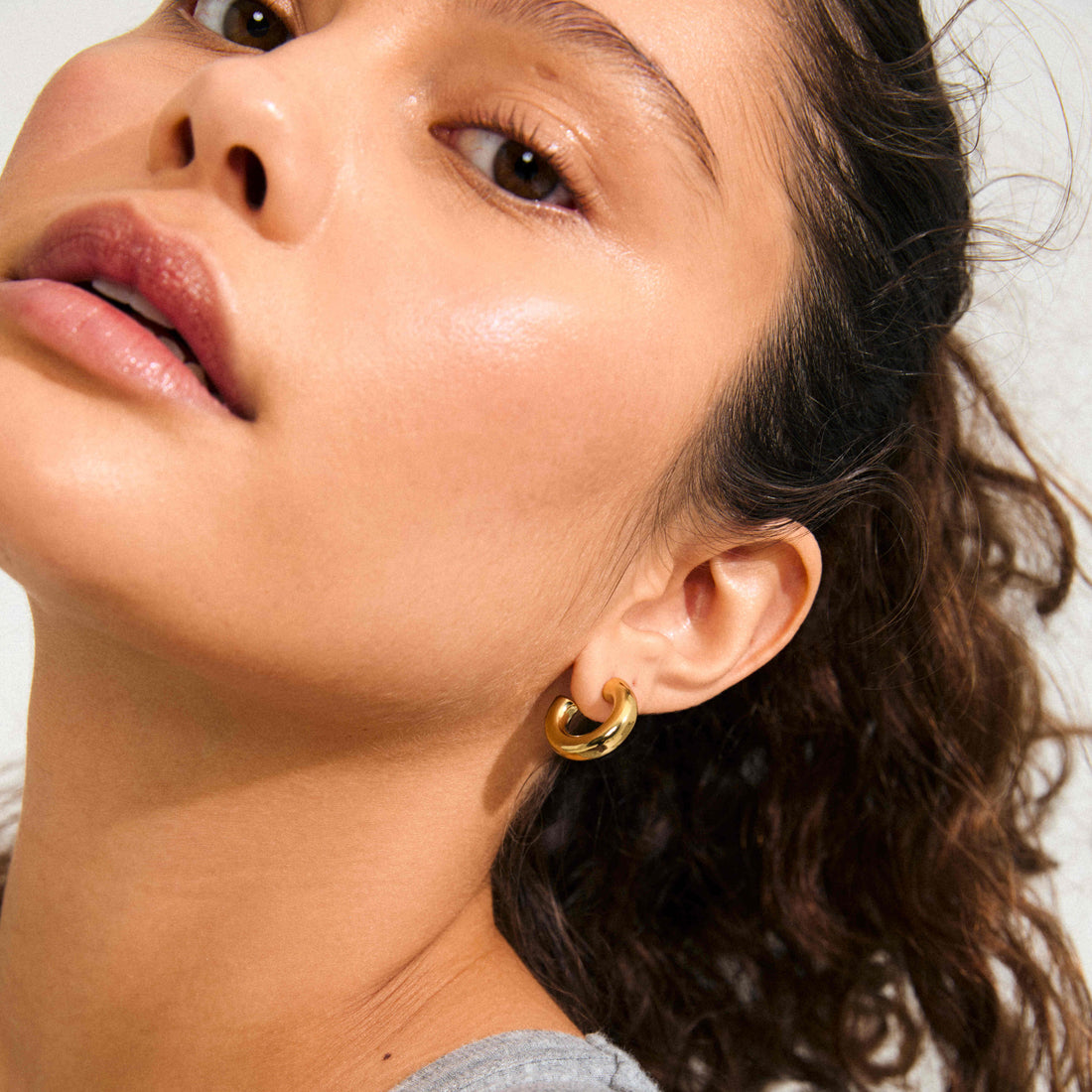 PHASE recycled small hoops 19mm