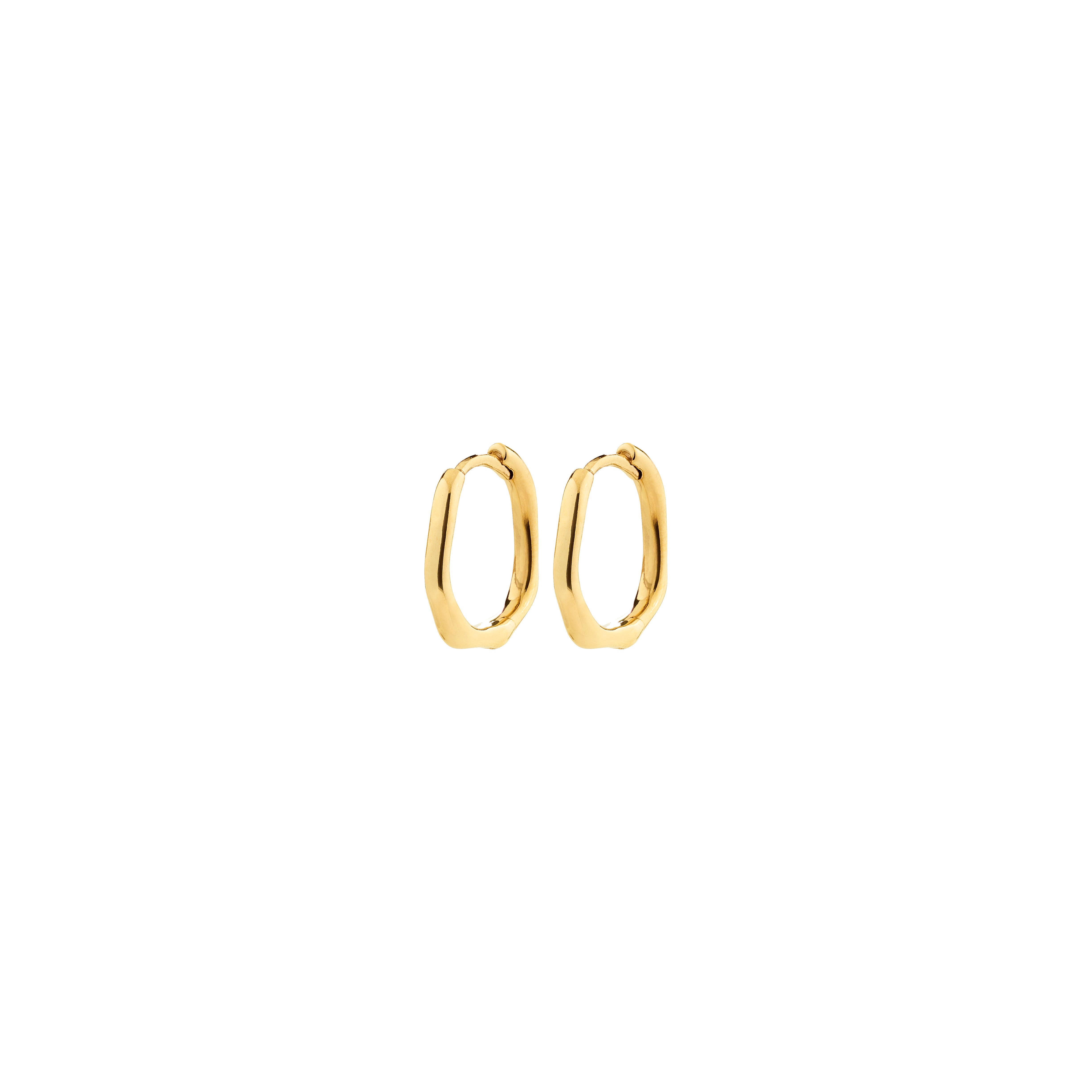 xDEA Pave Recycled Organic Mini Hoop Earrings 12.5 mm – PILGRIM