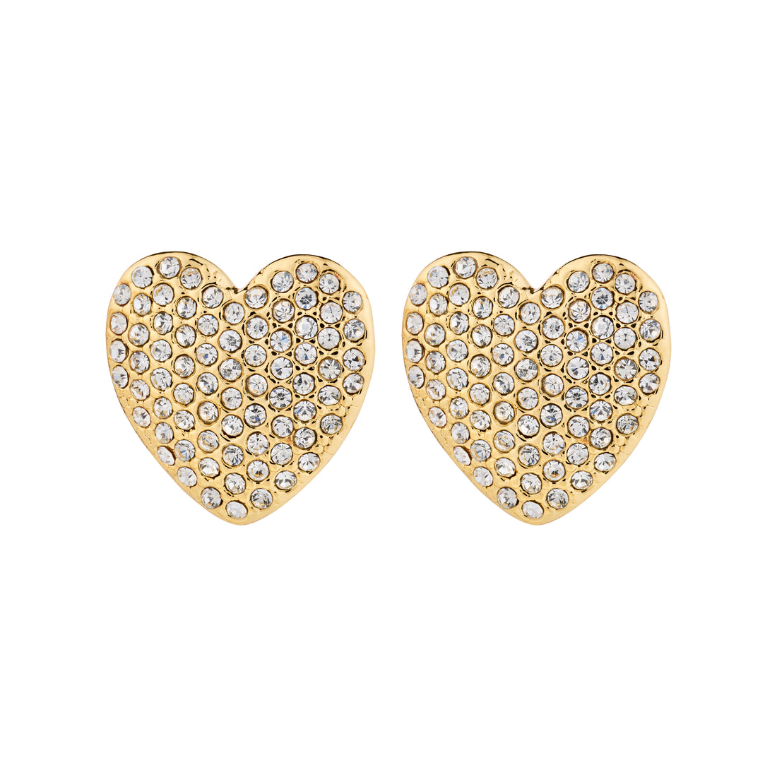 PILGRIM DUNE recycled heart earrings