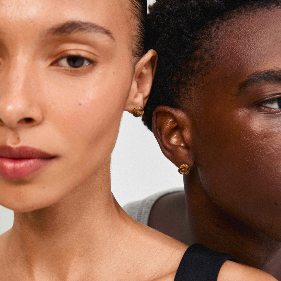 ADEM BOUCLES D'OREILLES OEIL DU TIGRE