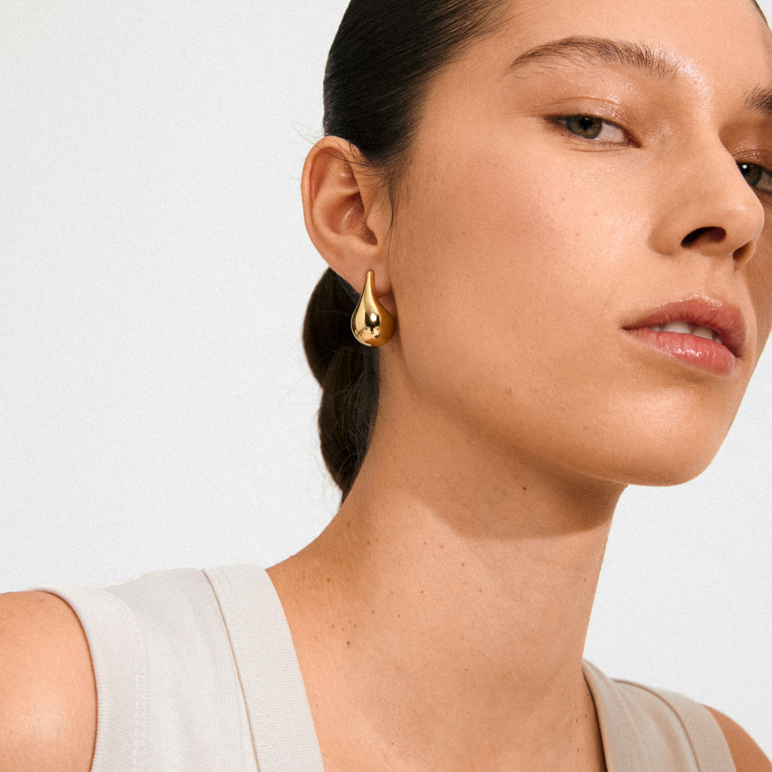 JUNIPER recycled teardrop earrings