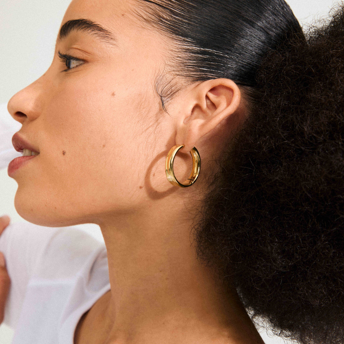 KAYDEN recycled hoop earrings