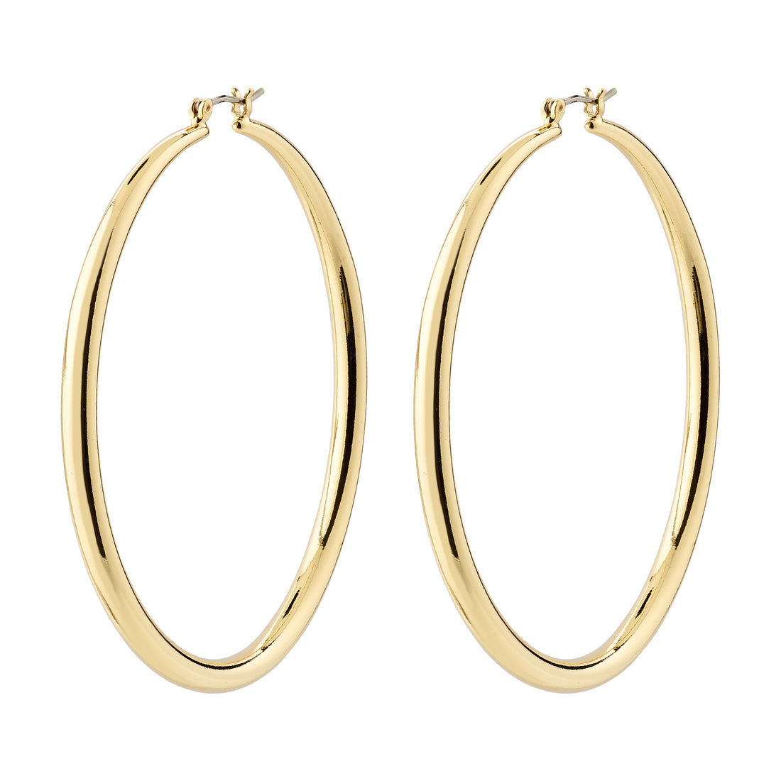 PILGRIM PRIYA recycled large hoop earrings