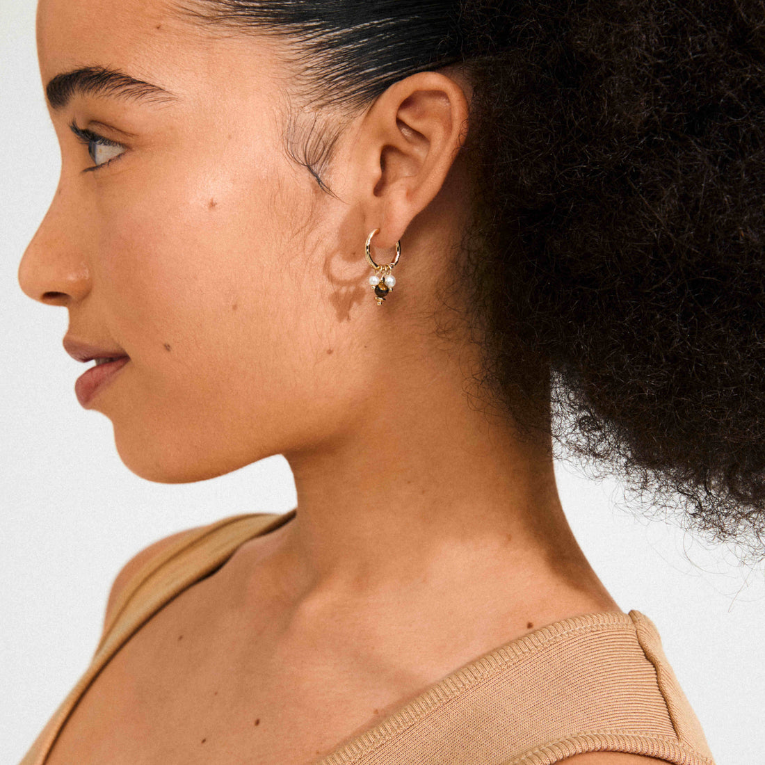 ROYAL recycled charms recycled single earring