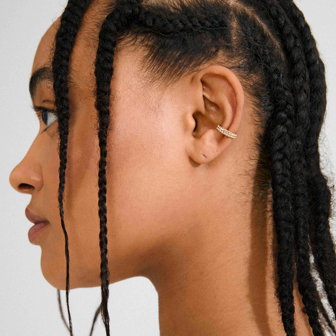 KEEGAN recycled crystal ear cuff