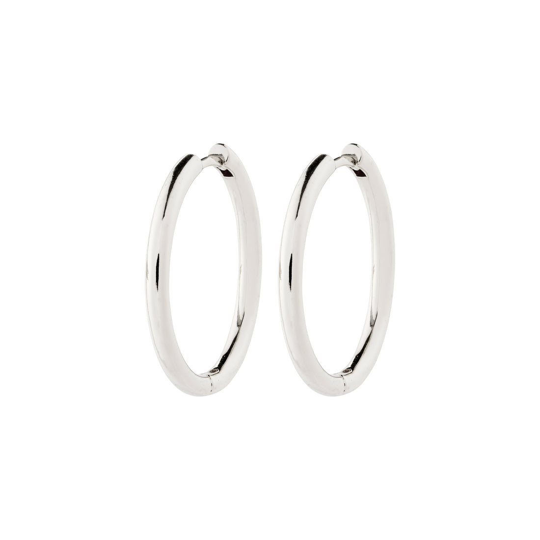 PILGRIM CHARM recycled large hoop earrings