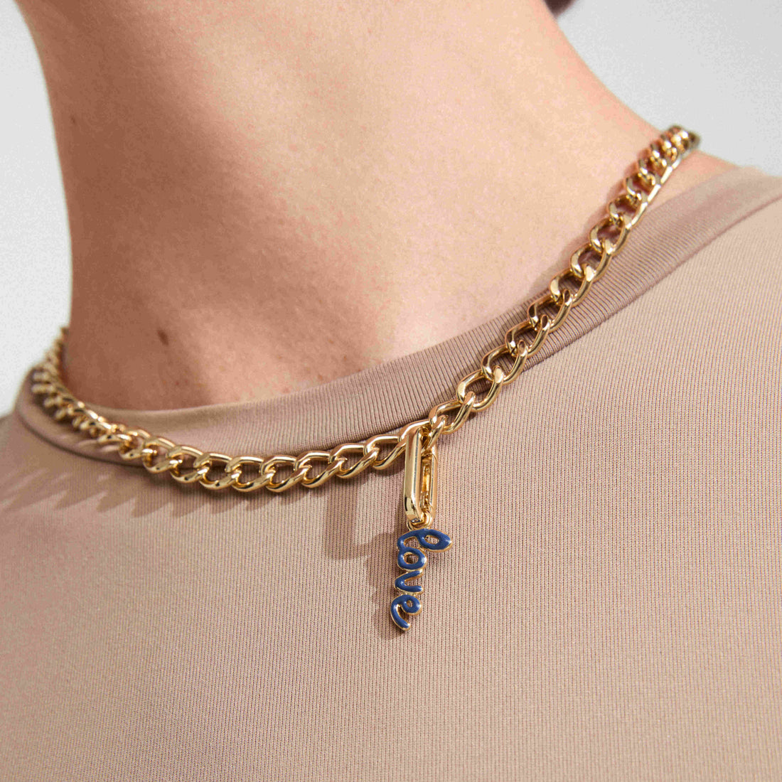 BRELOQUE pendentif amour recyclé