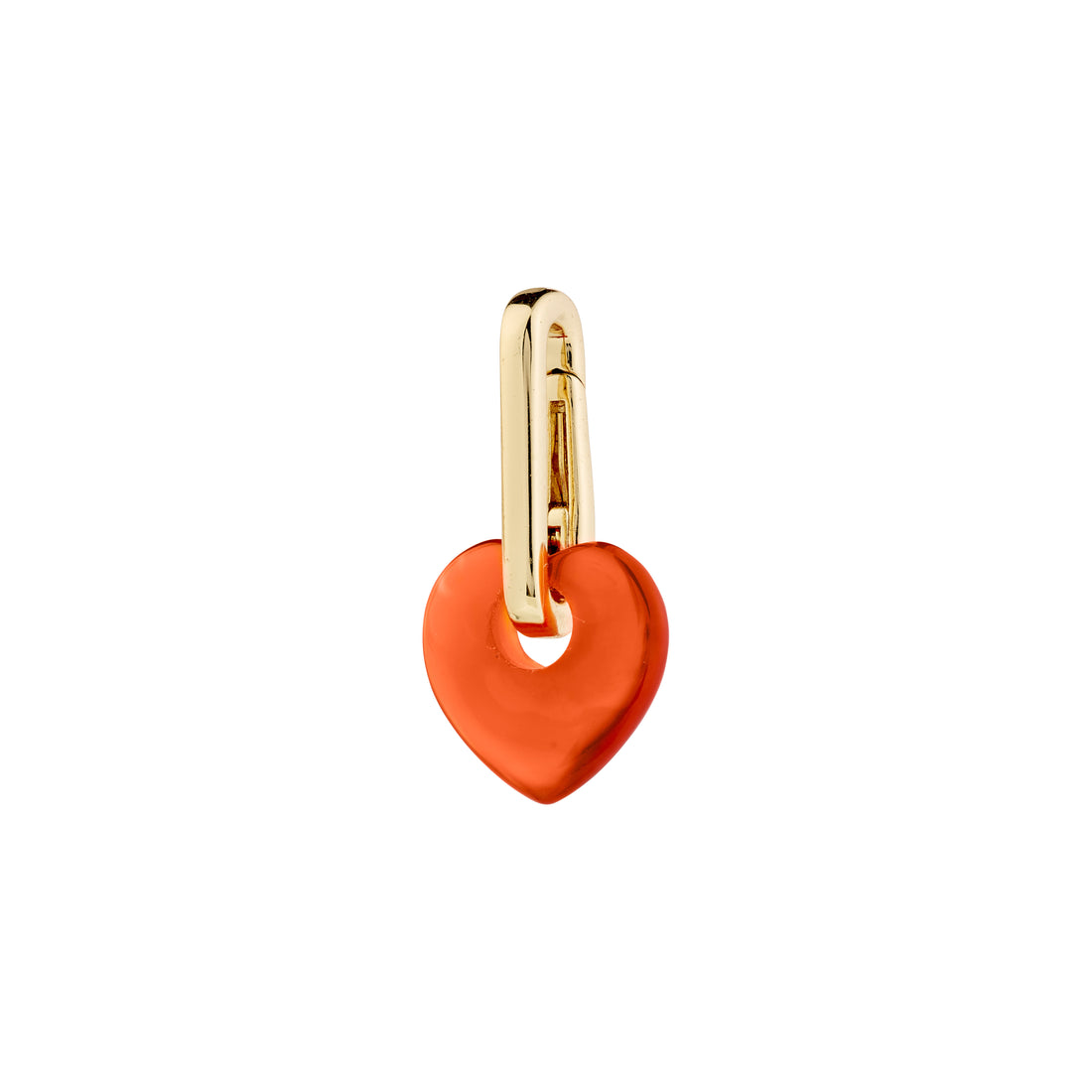 PILGRIM CHARM agat heart pendant
