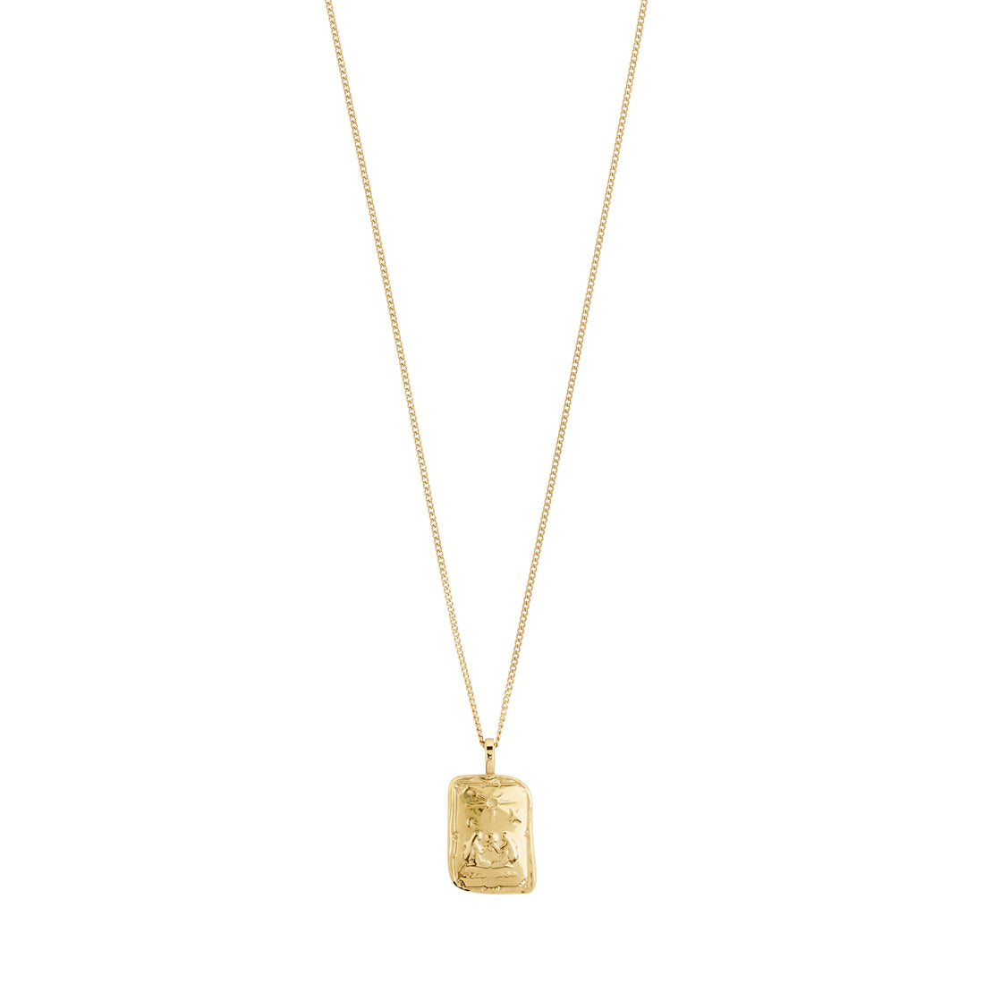 PILGRIM GEMINI recycled Zodiac Sign necklace