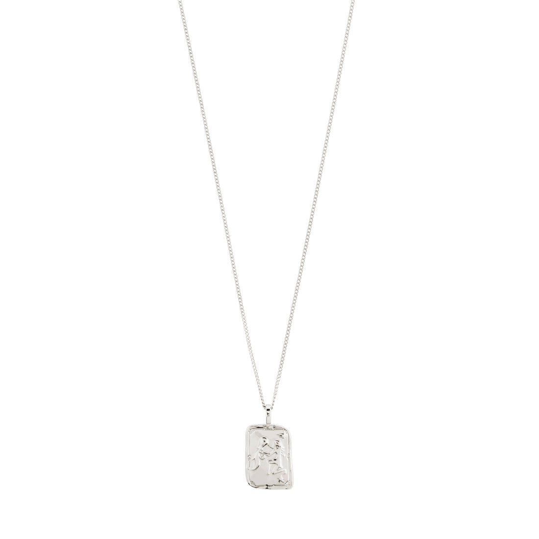 PILGRIM AQUARIUS recycled Zodiac Sign necklace