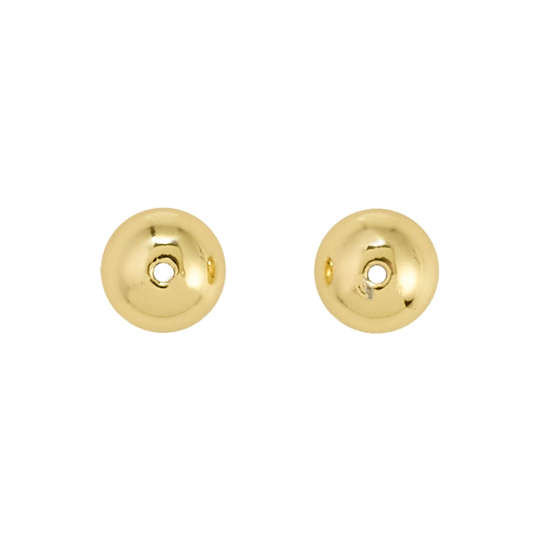 Fermoirs plats boucles d'oreilles recyclés 7mm