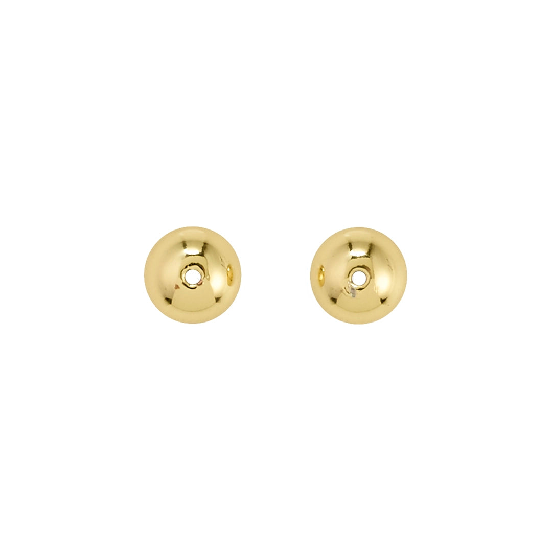 Fermoirs plats boucles d'oreilles recyclés 5mm