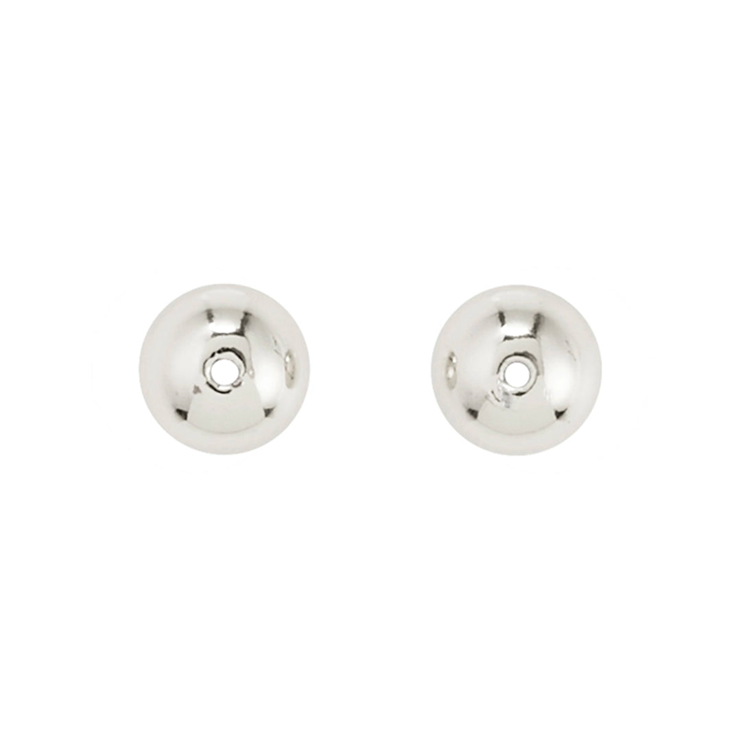 Fermoirs plats boucles d'oreilles recyclés 7mm