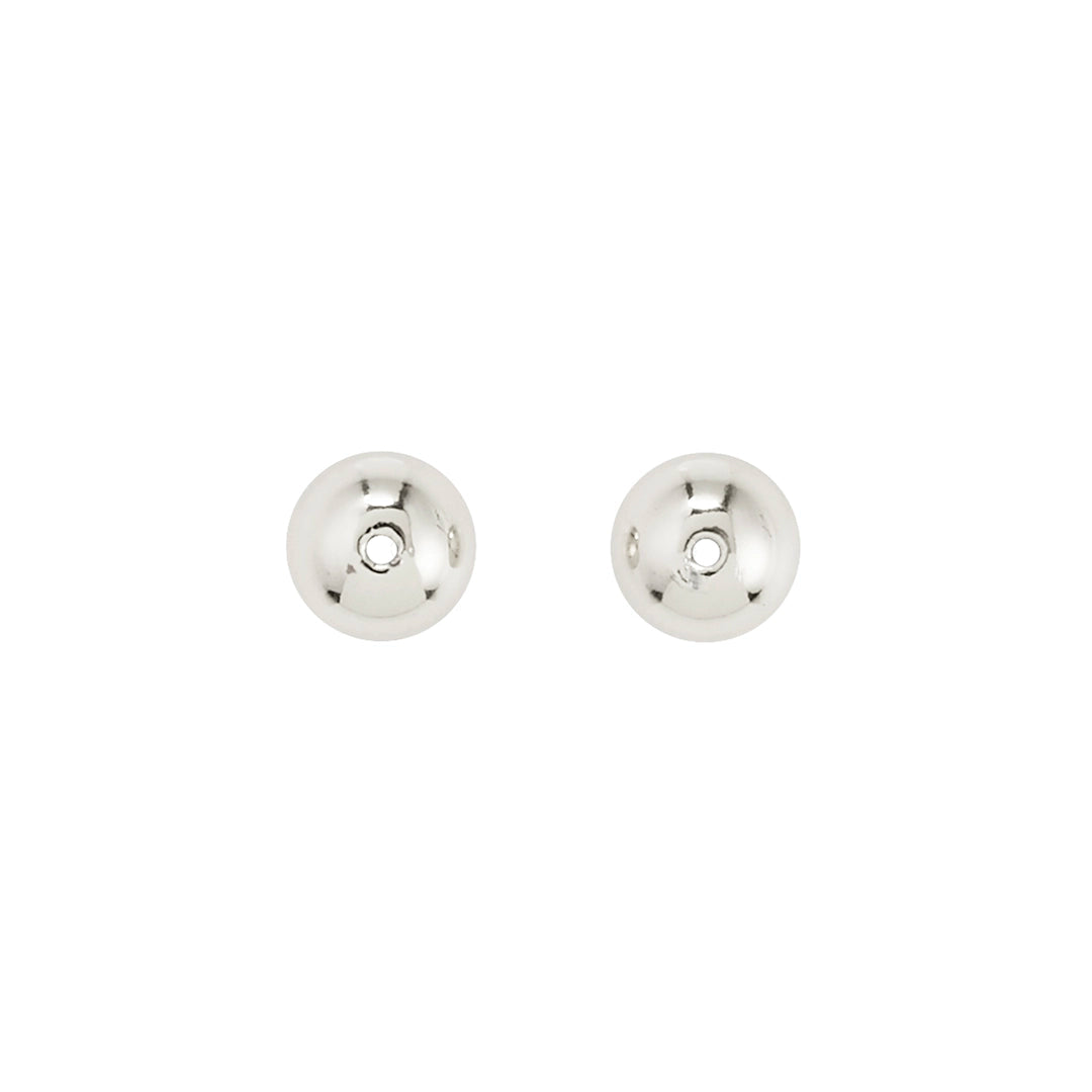 Fermoirs plats boucles d'oreilles recyclés 5mm