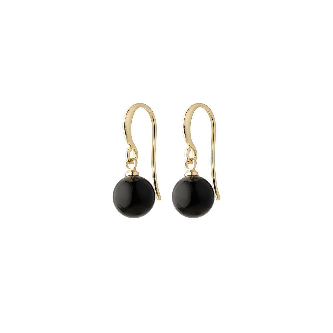 PILGRIM GOLDIE black earrings