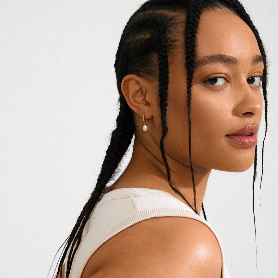 ELLIANA anneaux perle d’eau douce recyclés