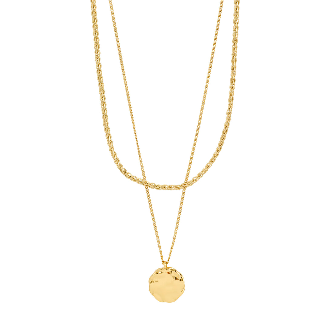 PILGRIM DECLAN necklace 2-in-1 set