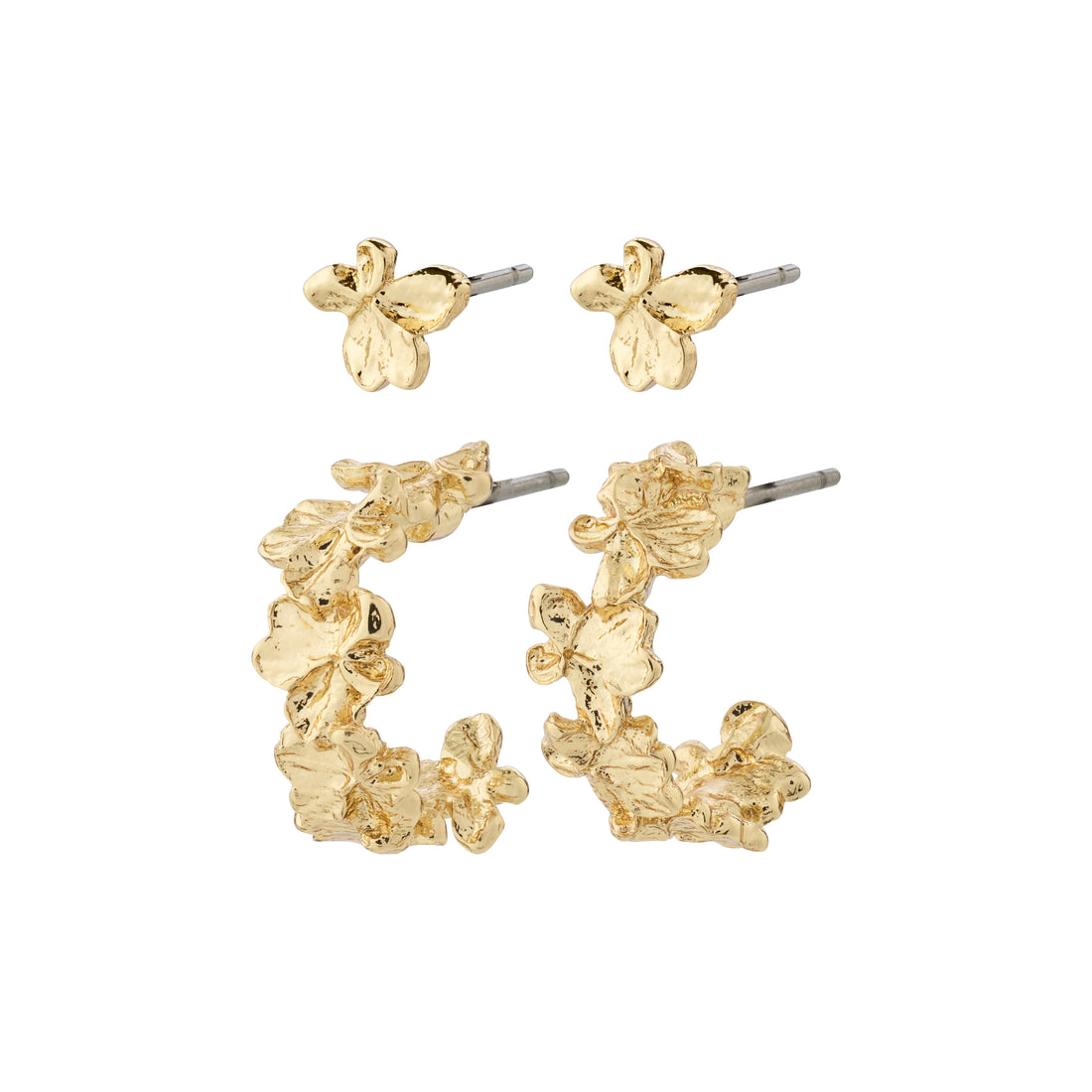 PILGRIM ZHURI earrings 2-in-1 set