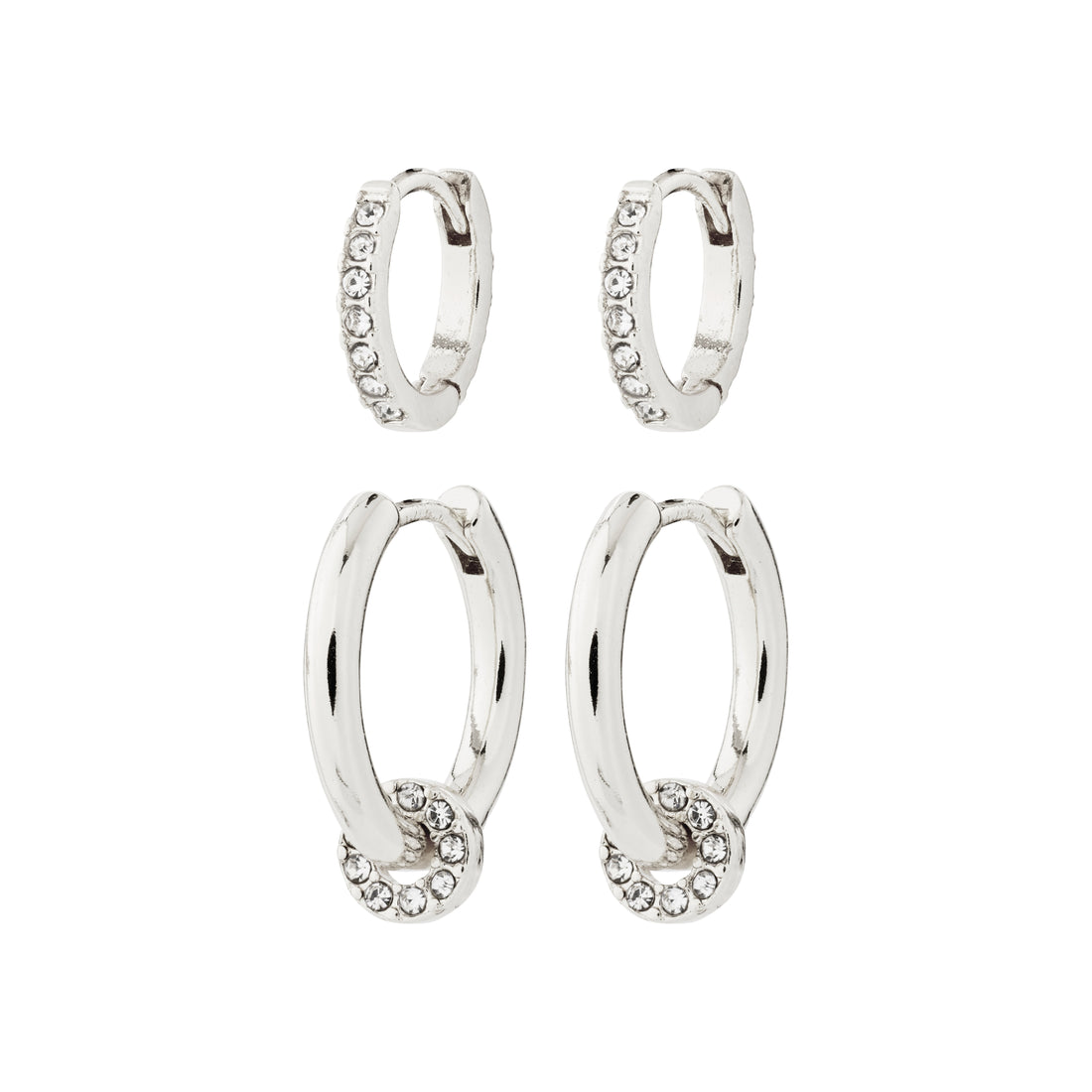 PILGRIM SCOTTIE recycled earrings 2-in-1 set
