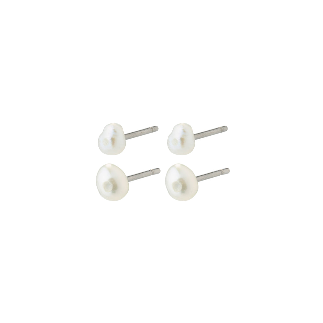PILGRIM JOHANNE pearl earrings 2-in-1 set