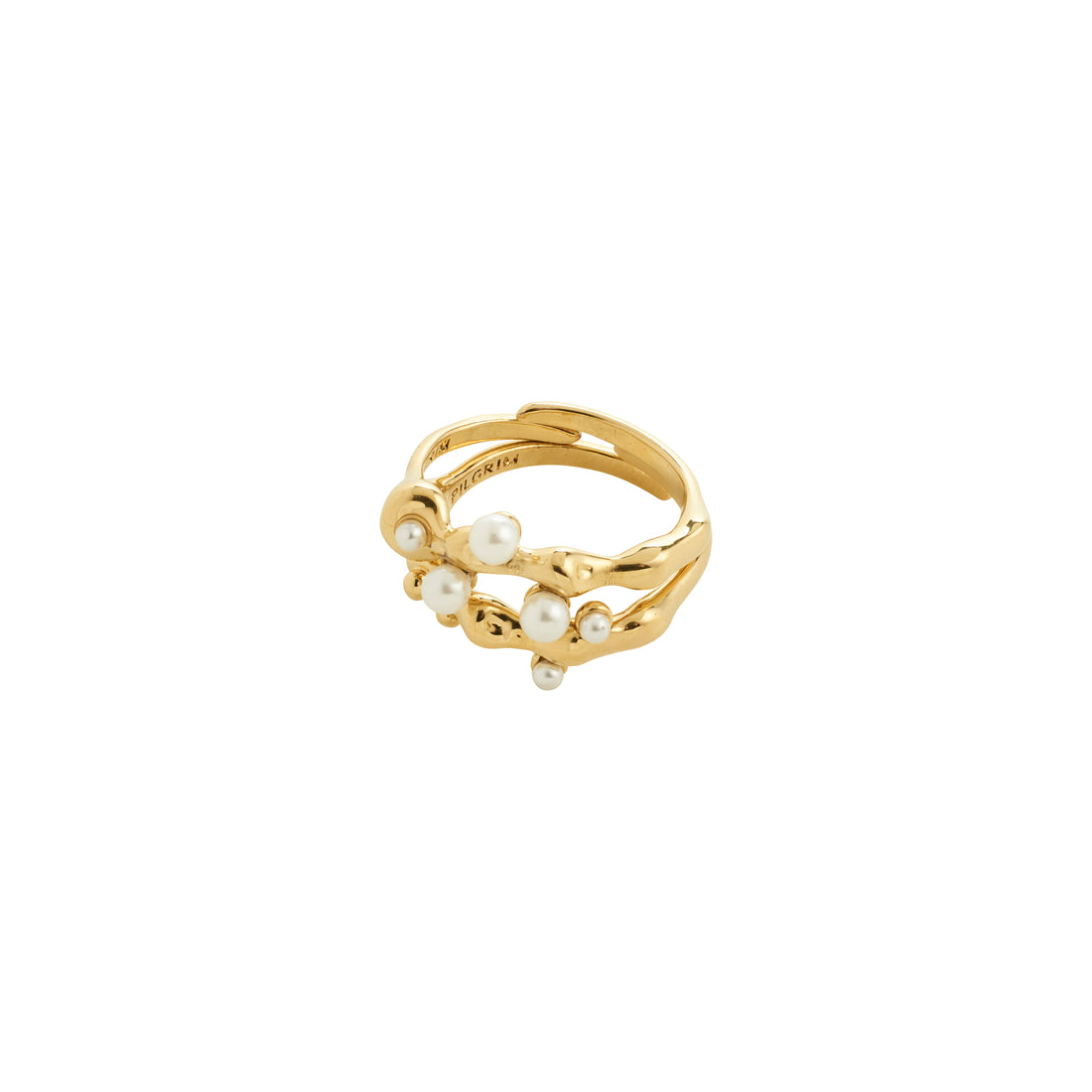 PILGRIM HADLEY rings 2-in-1 set