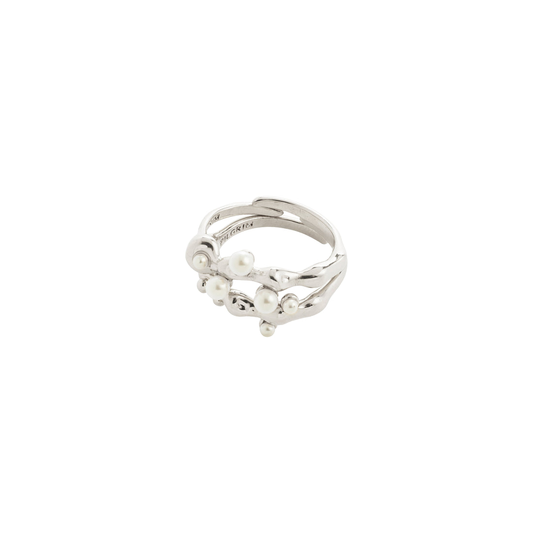 PILGRIM HADLEY rings 2-in-1 set