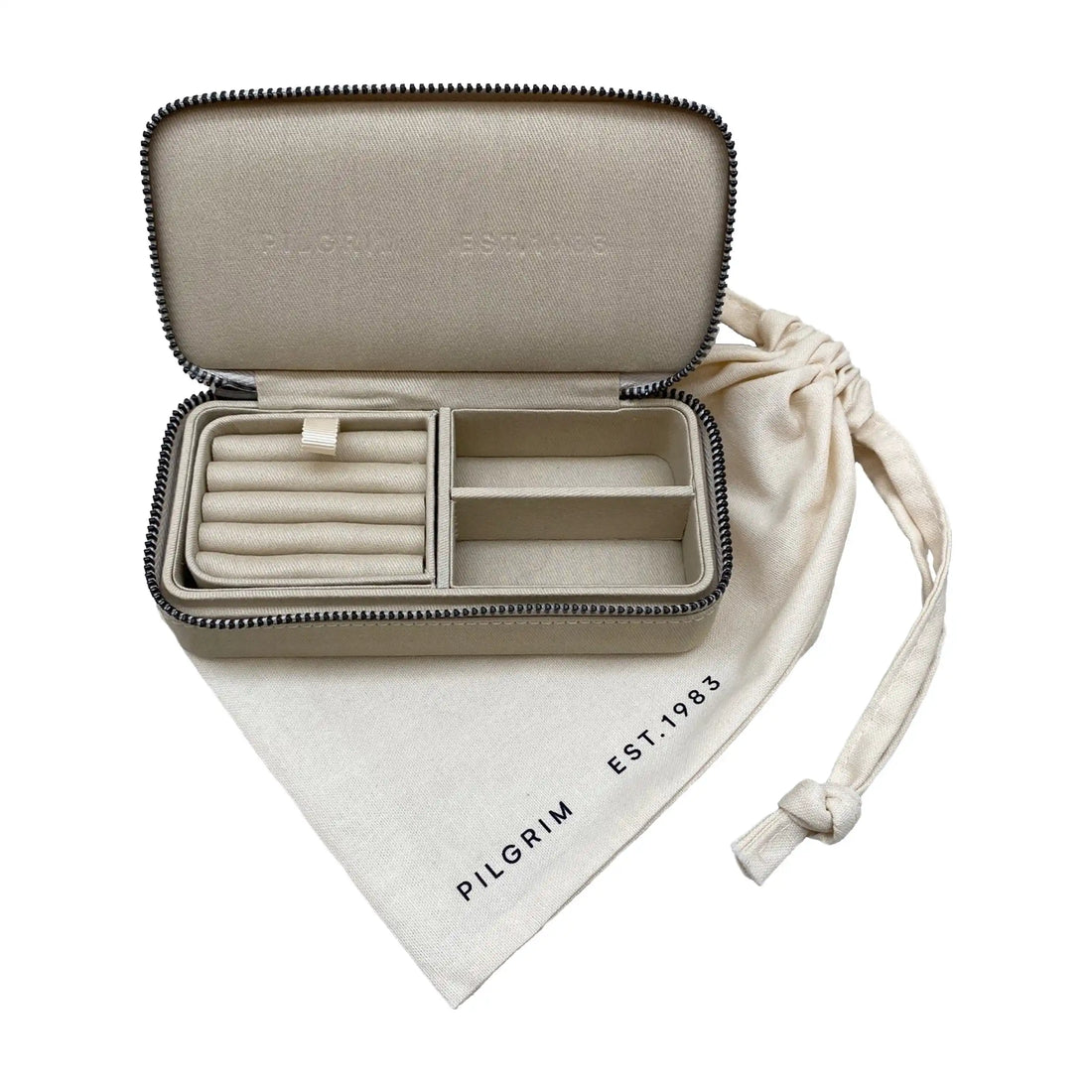 Jewellery Travel Case, Light Sand, Medium
