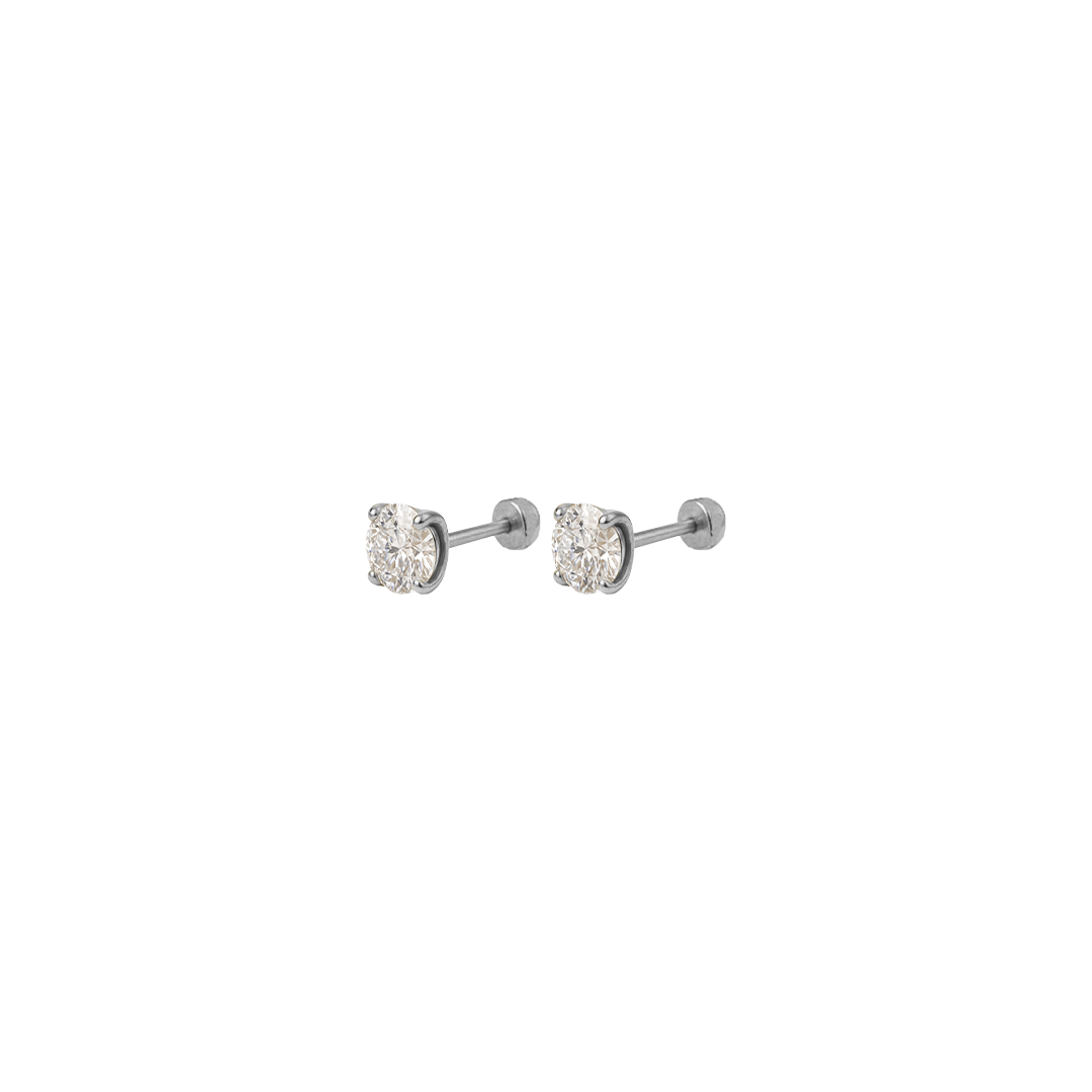 ATELIER DE PERÇAGE : Piercing Calliope à dos plat en acier chirurgical