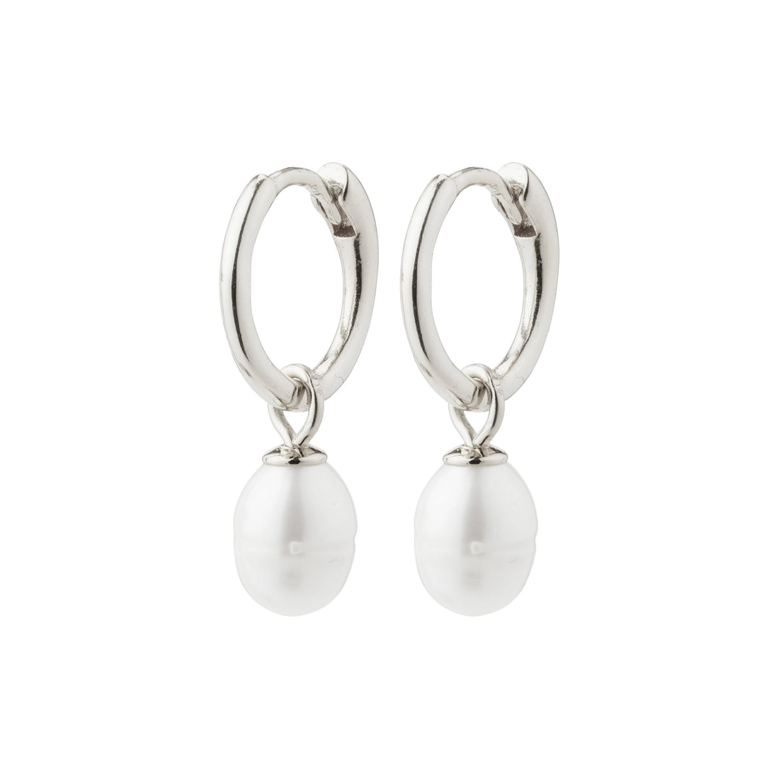 BERTHE Recycled Pearl Hoop Earrings - PILGRIM