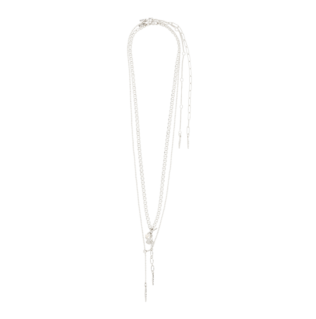 BREEZE recycled charm necklace 2-in-1 set