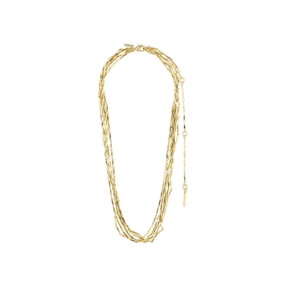 CONNECT Collier à chaînes superposées recyclées