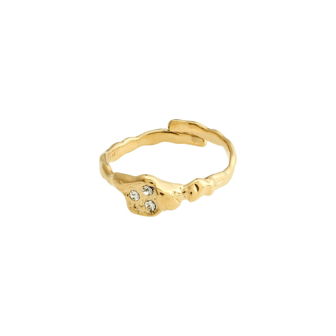 Breathe Recycled Crystal Ring - PILGRIM