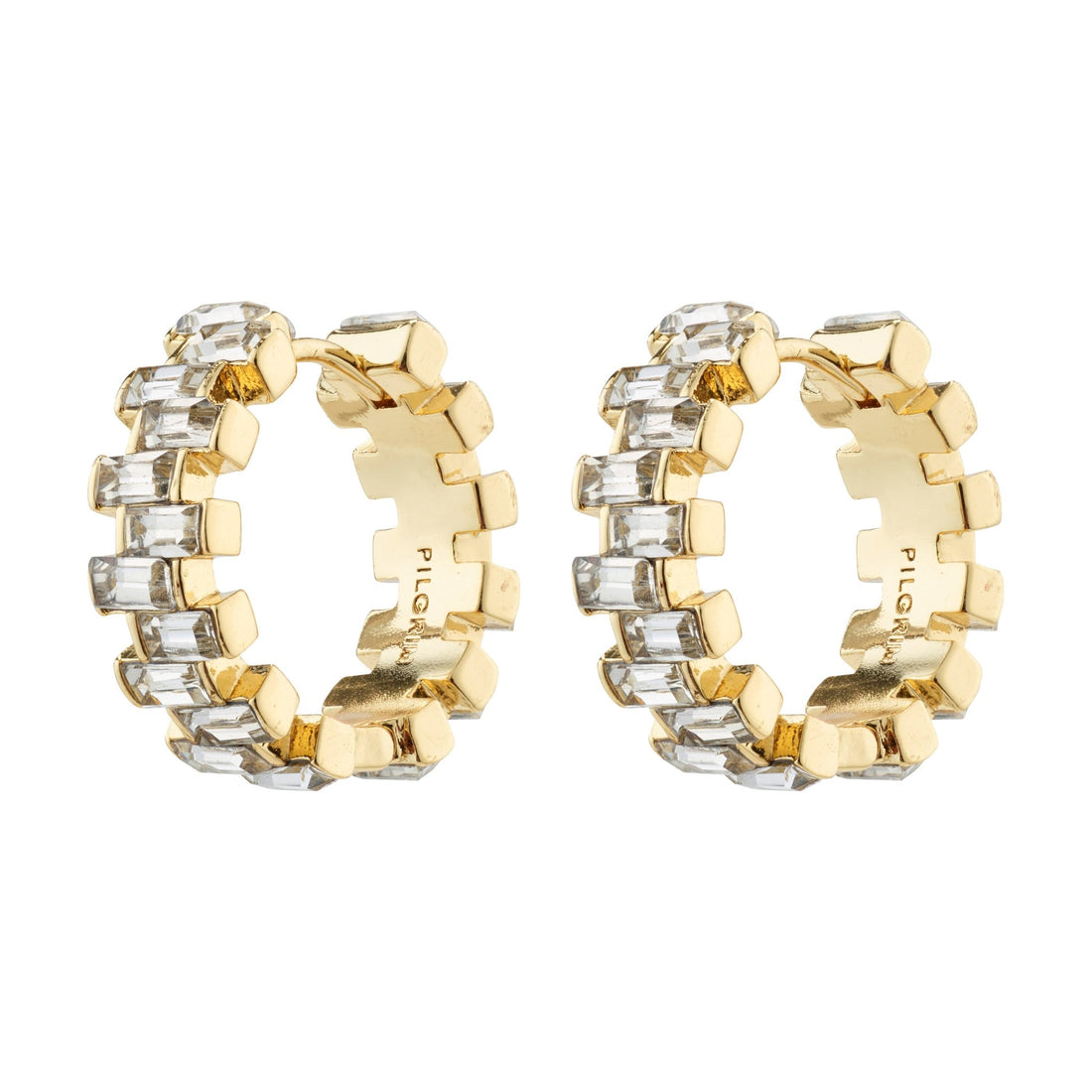 Create Recycled Crystal Hoop Earrings - PILGRIM